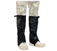 LZAQHMT Copri Polpaccio per Arrampicata, Escursionismo E Outdoor - Isolamento Termico Trattenimento E Dispersione del Calore Protezione per Le Gambe per Attrezzatura da Caccia E Softair(MCBK)