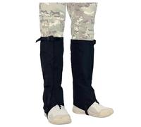 LZAQHMT Copri Polpaccio per Arrampicata, Escursionismo E Outdoor - Isolamento Termico Trattenimento E Dispersione del Calore Protezione per Le Gambe per Attrezzatura da Caccia E Softair(BK)