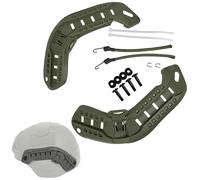 LZAQHMT Kit Di Montaggio Laterale ARC Per Casco Tattico Con Cavo Elastico Per NVG, Compatibile Con Caschi MICH 2000, 2001 E 2002 Per Caccia Softair(OD)