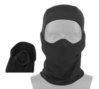 LZAQHMT Maschera Softair Passamontagna, Maschera Protettiva Integrale Tattica Softair, Con Supporto Interno Silicone Per Ciclismo(Bk)