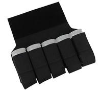 LZAQHMT Molle Tasca Tattica M203 per Sottomarini da 40 Mm - Porta Caricatori Banger da 5 Colpi per Equipaggiamento Addominale E Softair(Matte Black)