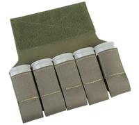 LZAQHMT Molle Tasca Tattica M203 per Sottomarini da 40 Mm - Porta Caricatori Banger da 5 Colpi per Equipaggiamento Addominale E Softair(Ranger Green)