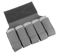 LZAQHMT Molle Tasca Tattica M203 per Sottomarini da 40 Mm - Porta Caricatori Banger da 5 Colpi per Equipaggiamento Addominale E Softair(Wolf Grey)