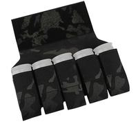 LZAQHMT Molle Tasca Tattica M203 per Sottomarini da 40 Mm - Porta Caricatori Banger da 5 Colpi per Equipaggiamento Addominale E Softair(BCP)