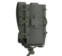 LZAQHMT Molle Tourniquet Holder Tactical Rigid TQ Case Emergency Medical IFAK Kits Combat Belt Mounted Trauma Pouch CS Hunting Accessories(RG)