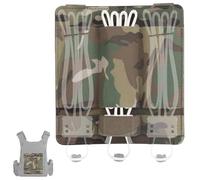 LZAQHMT Pannello Organizer Elastico con Supporto Molle - Porta Fascette E Laccio Emostatico, Tasca per Accessori Tattici per Zaino, Softair, Caccia, Piastra, Cintura E Equipaggiamento(O)