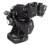 LZAQHMT Set Casco Tattico Softair Con Modello Per Visore Notturno, Supporto Per NVG, Cuffie Per Comunicazioni, Occhiali Tiro, Copricasco Custodia Per Contrappeso(MATTE BLACK)