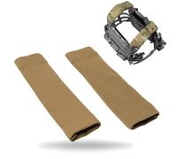 LZAQHMT Spallacci Elastici Tattici - Copricinghie in Nylon A Basso Profilo da 5 Cm per Giubbotti E Zaini FCPC(CB)