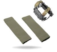 LZAQHMT Spallacci Elastici Tattici - Copricinghie in Nylon A Basso Profilo da 5 Cm per Giubbotti E Zaini FCPC(RG)