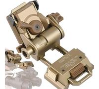 LZAQHMT Supporto per Casco per Visore Notturno in Alluminio L4G24 con Sgancio Rapido A Una Mano E Sistema Anti-Vibrazione - Supporto per Visore Notturno Compatibile con PVS14/15/18/GPNVG18(CB)