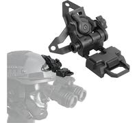 LZAQHMT Supporto Tattico in Alluminio L4G69 per Visore Notturno - Adattatore Rapido A 3 Fori per Casco per PVS14/PVS15/PVS18/PVS31/GPNVG18 Attrezzatura da Softair per La Caccia(BK)