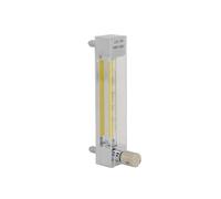 LZB -3WB, rotametro in vetro for liquidi/acqua/H2O, flussometro con valvola di controllo. connettore, può regolare il flusso(0.6-6ml Pmin)