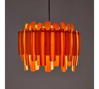 LZF LAMPS LZF Maruja lampada a sospensione di legno, arancio LZF LamPS