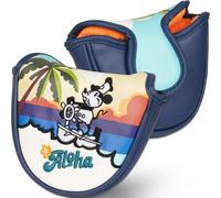 LZFAN Copertura per putter da golf, mezza mazza da golf, con chiusura magnetica, per Scotty Cameron Taylormade Odyssey Club, AIOHA