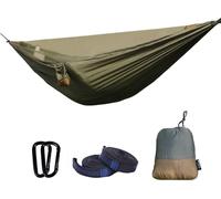 LZfLwJV Amaca Zanzariera Zanzariera Rimovibile Amaca da Esterno Amaca in Nylon Ultraleggero Rete di crittografia(ArmyGreen)