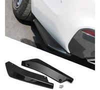 LZGQAZ 2 Pezzi Spoiler per Paraurti Posteriore Auto per Audi S6 Avant (C8) 2023 2024 2025, Diffusore Lip Spoiler per Angolo di Avvolgimento, Accessori Auto,Bright Black