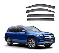 LZGQAZ Set di 4 Deflettori Aria per Mercedes Benz GLS MK3-X167 2020 2021 2022 2023 2024, Finestrini Laterali Deflettori Visiera Parapioggia Deflettori Aria Antivento, Accessori Auto,A