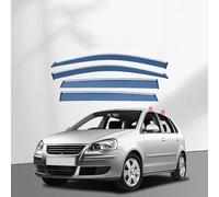 LZGQAZ Set di 4 Deflettori Aria per VW Polo Hatchback 2005-2008 2009 2010, Finestrini Laterali Deflettori Visiera Parapioggia Deflettori Aria Antivento, Accessori Auto