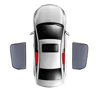 LZGQAZ Tendine Parasole Auto per VW Touran 2016-2023 2024, Finestrini Laterali Parasole Block Raggi UV Anti Zanzara Privacy Protegge, Accessori Auto,2pcs-Rear-Window