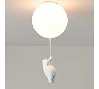 LZH FILTER Plafoniera Moderna Dell'orso, Simpatico Orso Che Cattura la Lampada da Soffitto a Palloncino, Lampadario Dell'orso dei Cartoni Animati, Lampade Decorative a Palloncino