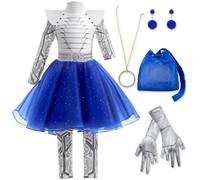 LZH Zombie Costumi alieni Abito per ragazze Bambini Cosplay Addison Cheerleader Costume Principessa Outfits di Halloween