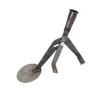 LZHAOHE Strumento manuale per estrarre le radici con spaziatura regolabile, strumento manuale da giardino in acciaio ad alto tenore di carbonio per estrarre steli di mais, radici di soia e residui di