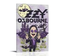 LZHCSCDY Ozzy Osbourne - Poster su tela, motivo: film classico, meraviglioso, decorazione artistica da parete, per camera da letto, 20 x 30 cm, con cornice