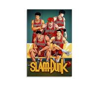 LZHCSCDY Poster su tela della serie anime Slam Dunk, decorazione artistica da parete per camera da letto, 30 x 45 cm, senza cornice
