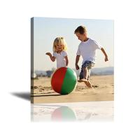 LZIMU Stampa su tela fotografica personalizzata personalizzata con la tua foto per matrimonio/bambino/famiglia/immagine stampata digitalmente(20.00 x 20.00 cms)