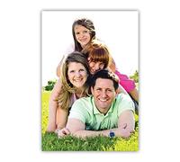 LZIMU Stampe su tela collage con le tue foto Immagini multiple personalizzate per la parete Foto di famiglia personalizzate su tela Regali personalizzati(1,non incorniciato)