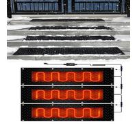 LziXan for Scale Esterne, vialetti e marciapiedi - Tappetino in Gomma Antiscivolo for Lo scioglimento della Neve e del Ghiaccio for Una Rapida rimozione di Neve e Ghiaccio(40x200cmx3Pcs)