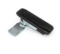 LziXan MS738 Tirare for aprire la serratura a pulsante - Serratura for porta dell'armadio elettrico - 1 pezzo di chiusura for bloccaggio sicuro(Black,Without keys)