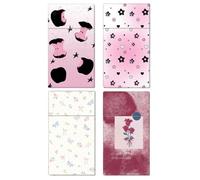 LZJDHKJ 4 Donna Portasigarette in Rigida - Porta Rigido Compatto E Pratico per 85mm Sigarette Ideale per Tasche dei Pantaloni E Tasche delle CamicieD,One Size