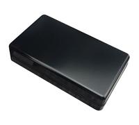 LZJDHKJ Portasigarette in Metallo, Contiene 10 Sigarette 85mm Ideale per Tasche dei Pantaloni E Tasche delle CamicieBlack,One Size