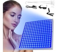 LZLUCKCOME Solarium per casa, lampada da sole, lampada abbronzante con 225 LED, supporto pieghevole regolabile e gancio per appendere viso e corpo