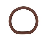 LZM-DIEWLEI Coprivolante universale in pelle per auto, dimensioni standard da 36,5 a 38,1 cm, antiscivolo, morbido, traspirante, per la maggior parte delle auto (a forma di D)