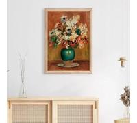 LZMASM Stampa artistica da parete vintage in stile fattoria, natura morta, agrumi, limone, floreale, decorazione botanica retrò, stanza di campagna (60x80 cm/senza cornice)