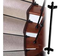 LZMZMQ aste per moquette Supporti In Metallo Per Tappeti Per Scale, Barre Per Gradini Per Fissare I Tappeti Delle Scale, Barra Di Fissaggio Per tappeti Delle Scales(18pack,105cm/41.3in)
