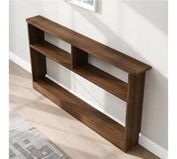 LZMZMQ Consolle dietro divano Tavolo Lungo E Sottile Con Contenitore, Tavoli Da Ingresso Profondi 15/20 Cm Per Porta D'ingresso/soggiorno, Ripiano Interno A 3 Livelli(#B,80x15x85cm/31.5" x6 x33.5in)