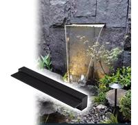 LZMZMQ Fontana per Piscina Fontana A Cascata da Parete per Interni, Cascata per Laghetto con Ingresso Acqua dal Basso, Kit Cascata per Piscine Esterne/laghetti per Pesci(140cm/55.1inch)