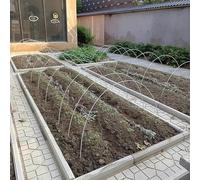 LZMZMQ Pali da Giardino Flessibili, Picchetti per Aiuole Rialzate per Il Supporto delle Piante, Cerchi in Tessuto Ombreggiante per Serre(20pcs,6mm(6/25")-300cm(118.2"))