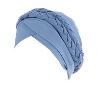 LZPCarra Cappello etnico Cancro Turbante Capo Cappello Pre-Tied Treccia Wrap Cappello Da Baseball New Cap Donna Rosso, Blu, Taglia unica