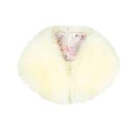 LZPCarra Foulard da donna Autumn/Winter Warm Wool Like Accessories Thick Imitation Bib, beige., Taglia unica