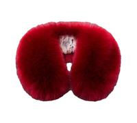 LZPCarra Imitation Collar Scarf Comfort and Warm in Autumn and Winter Suono, Vino, Taglia unica