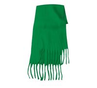 LZPCarra Solid Color Scarf With Lazy Style Soft and Solid Color Big Pull Warm Scarf Tenda Tenda Tenda con occhielli, verde, A