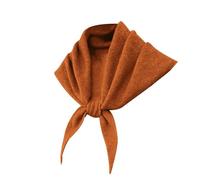 LZPCarra Solid Color Small Shawl for Women In Autumn and Winter Versatile Casual Shoulder Trendy Knitted Yarn Scarf Uomo Sciarpa Maglia, Colore: arancione., Taglia unica