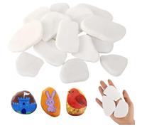 LZPLJLWS Sassi da dipingere 15 Pezzi Piatti Naturali per Pittura Artistica Decorativa, Pietre Lisce in 3 Dimensioni Ideali per Fai da Te, Hobby creativi, lavoretti Bambini e Decorazioni Interne