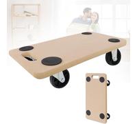 LZQ 4 rotelle per il trasporto di mobili, per interni ed esterni, 58 x 30 cm, portata massima 200 kg, per trasloco, trasporto di mobili (4 pezzi)