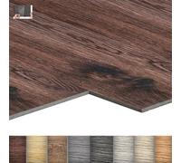 LZQ Pavimento in PVC con Effetto Legno, 72 Piastrelle in Vinile 10,04m², Piastrelle Autoadesive per Pavimento, Piastrelle Adesive per Pavimento Resistente all'Usura e Impermeabile per Soggiorno Cucina