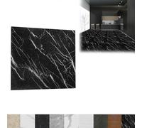 LZQ Piastrelle in PVC autoadesive in vinile 30×30cm, piastrelle in vinile adesive, rivestimento per pavimenti autoadesivo, resistente all'usura e all'acqua per soggiorno cucina (Modello I, 27 pezzi)